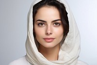 Close up Iranian woman with make up portrait adult photo.