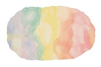Rainbow marble distort shape paper abstract painting.