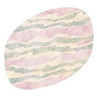 Stripe pattern marble distort shape paper white background rectangle.
