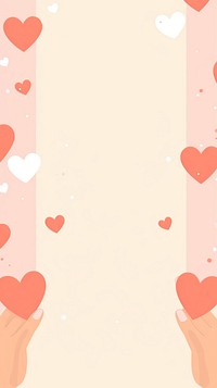 Hands and hearts backgrounds confetti romance.