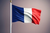 French flag pole patriotism.