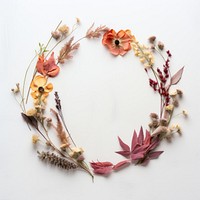  Real Pressed Flowers flower wreath plant. AI generated Image by rawpixel.