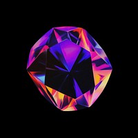 A diamond gemstone jewelry crystal.