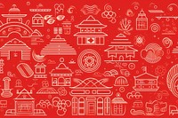  Chinese new year celebration backgrounds abstract pattern. AI generated Image by rawpixel.