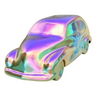 A holography car white background lightweight accessories.