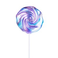 A holography lollipop confectionery candy food.