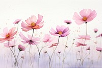  Cosmos flowers backgrounds outdoors blossom. AI generated Image by rawpixel.