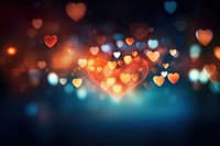  Heart light flares blurry clean background backgrounds abstract night. AI generated Image by rawpixel.