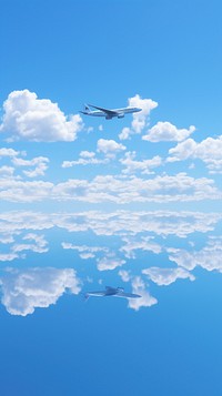 Waves flying backgrounds airplane.