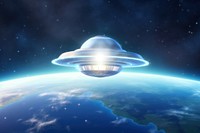  Ufo space astronomy universe. AI generated Image by rawpixel.