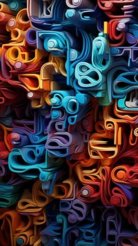  Pattern art arrangement backgrounds. AI generated Image by rawpixel.