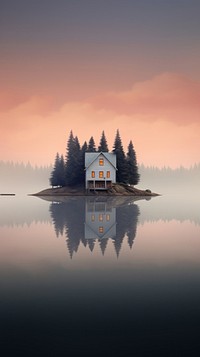  Beautiful house wallpaper architecture landscape building. AI generated Image by rawpixel.