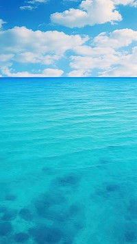  Beautiful ocean wallpaper outdoors horizon nature. AI generated Image by rawpixel.
