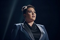 A plus size woman in formal outfit portrait adult stage. AI generated Image by rawpixel.