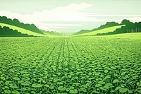 Fields of green agriculture backgrounds landscape. AI generated Image by rawpixel.