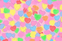  Hearts backgrounds vibrant color creativity. AI generated Image by rawpixel.