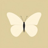 Illustration of a simple butterfly animal insect invertebrate.