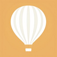 Illustration of a simple hot air balloon aircraft vehicle transportation.
