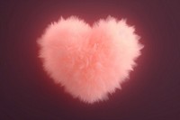  Glowing heart rat softness circle. AI generated Image by rawpixel.