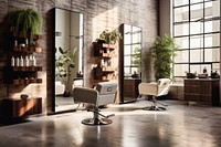 Modern hair salon barbershop furniture chair.