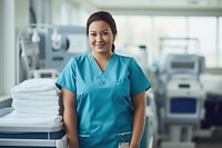 A plus size woman staff equipment standing working. AI generated Image by rawpixel.
