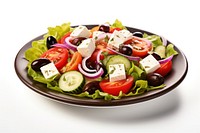 Salad with fresh vegetables salad tomato cheese.