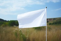 White blank flag nature outdoors sky.