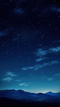  Beautiful night sky outdoors nature constellation. AI generated Image by rawpixel.