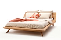 Bed modern furniture cushion bedroom.