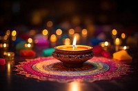 Diwali candle festival spirituality. AI generated Image by rawpixel.