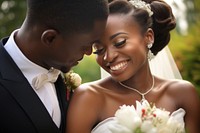 Black people wedding photography portrait jewelry.