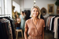 Small business dress standing boutique. AI generated Image by rawpixel.