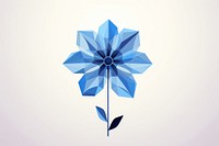 Blue flower nature symbol blue.