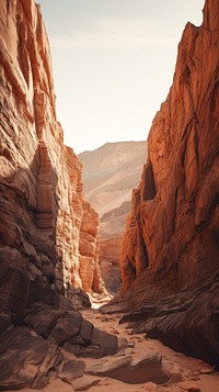  Rock formation nature canyon mountain outdoors valley. AI generated Image by rawpixel.