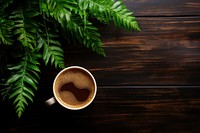 Black coffee wood cup drink. AI generated Image by rawpixel.