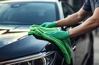 Cleaning car vehicle adult man.