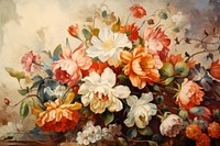 Flowers painting backgrounds plant.