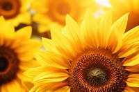  Sunflower backgrounds outdoors petal. AI generated Image by rawpixel.