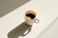 A coffee cup shadow drink mug.