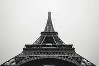 The Eiffel tower architecture building landmark.