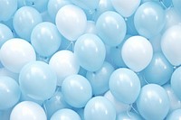  Blue balloons backgrounds celebration repetition. AI generated Image by rawpixel.