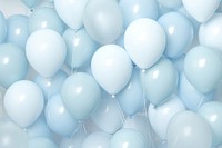  Blue balloons backgrounds celebration anniversary. AI generated Image by rawpixel.