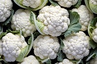 Cauliflower food vegetable market.