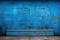  Blue warehouse wall architecture backgrounds monochrome. 