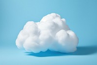 Cloud nature white blue. AI generated Image by rawpixel.