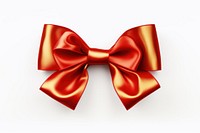 Bow ribbon gold red.