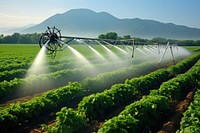 Agricultural agriculture outdoors watering.