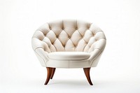 Modern chair furniture armchair white.