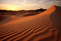  Sand desert outdoors horizon. AI generated Image by rawpixel.
