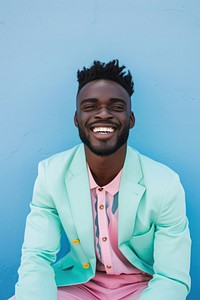 African american man smiling adult smile.
